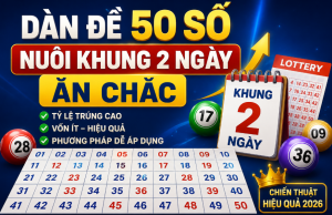 Dàn đề 50 số nuôi khung 2 ngày ăn cả tháng