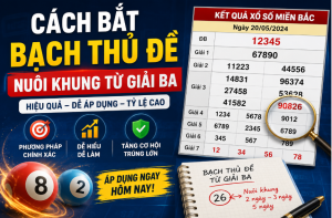 Cách bắt bạch thủ đề nuôi khung từ giải ba