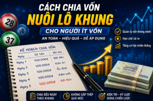 Cách chia vốn nuôi lô khung cho người ít vốn