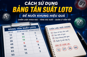 Cách sử dụng bảng tần suất loto để nuôi khung hiểu quả