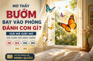 Mơ thấy bướm bay vào phòng đánh con gì