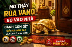 Mơ thấy rùa vàng bò vào nhà đánh con gì