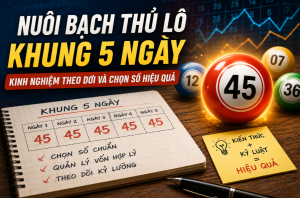 Nuôi bạch thủ lô khung 5 ngày hiệu quả