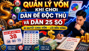 Quản lý vốn khi chơi dàn đề độc thủ và dàn 25 số
