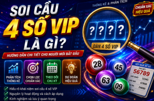 Soi cầu 4 số vip là gì