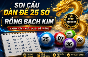 Soi cầu dàn đề 25 số rồng bạch kim