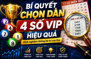 Bí quyết chọn dàn 4 số vip hôm nay