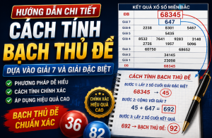 Cách tính bạch thủ đề dựa vào giải 7 và giải đặc biệt