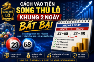 Cách vào tiền song thủ lô khung 2 ngày bất bại
