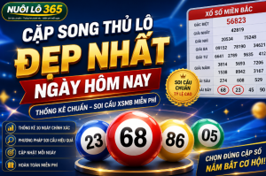 Cặp song thủ lô đẹp nhất ngày hôm nay miền bắc
