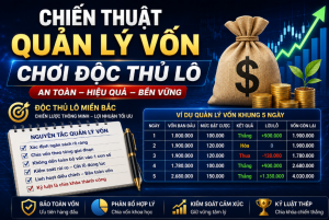 Chiến thuật quản lý vốn chơi độc thủ lô miền bắc