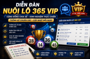 Diễn đàn nuôi lô 365 vip hôm nay