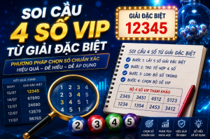 Soi cầu 4 số vip từ giải đặc biệt miền bắc