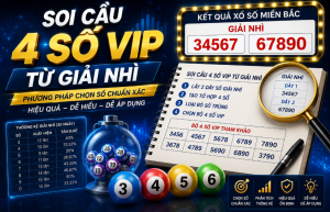 Soi cầu 4 số vip từ giải nhì miền bắc