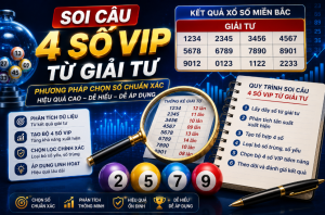Soi cầu 4 số vip từ giải tư hiệu quả