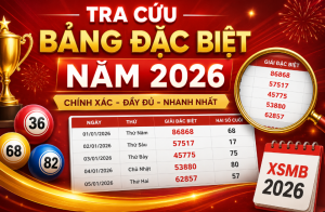 Tra cứu bảng đặc biệt năm 2026 chính xác