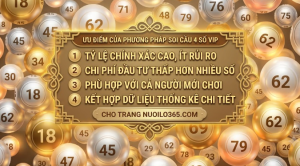 Ưu điểm của phương pháp soi cầu 4 số vip